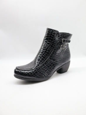 Botki damskie ocieplane na obcasie (36-41) NZ06 BLACK