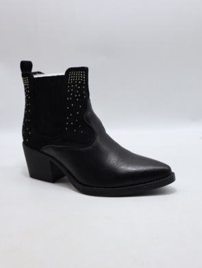 Botki damskie ocieplane na obcasie (36-41) RQ2033-1