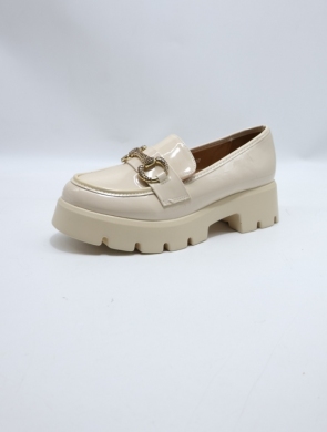 Mokasyny damskie na płaskim (36-41) YDF-18B BEIGE
