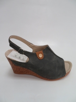 Sandały damskie na koturnie (36-41) 7AA2023 GREY