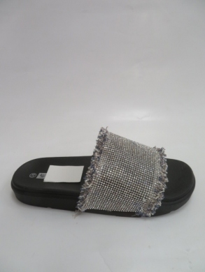 Klapki damskie na płaskim (36-41) LS197 BLACK