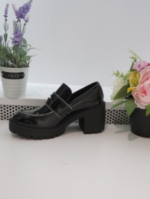 Półbuty damskie na obcasie (36-41) 9526A-1 BLACK