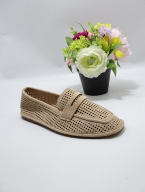 Mokasyny damskie na płaskim (36-41) MO-11 KHAKI