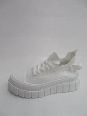 Trampki damskie na koturnie (36-41) 1734 WHITE