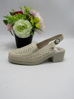Sandały damskie na obcasie (36-41) 7AA2401 BEIGE
