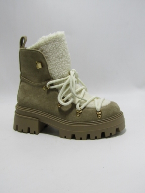 Trapery damskie ocieplane (36-41) 9655-1 KHAKI