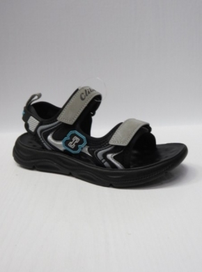Sandały chłopięce (32-37) ZC70-14 GREY/BLACK