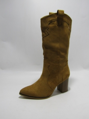 Kozaki damskie na obcasie (36-41) 8615A CAMEL