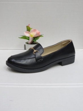 Mokasyny damskie na płaskim (36-41) F1-02 BLACK