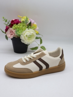 Buty sportowe damskie na płaskim (36-41) 1290 BEIGE