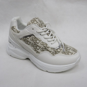 Buty sportowe damskie na płaskim (36-41) GD-72 WHITE