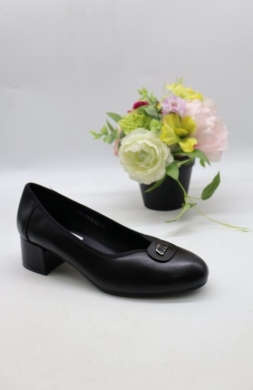 Czółenki damskie na obcasie (36-41) YCC-179 BLACK