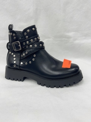 Botki damskie na płaskim (36-41) 1968 BLACK