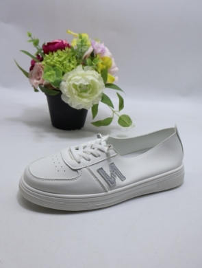 Buty sportowe damskie na płaskim (36-41) CX26 WHITE