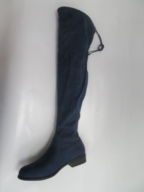 Kozaki damskie jesienne na płaskim (36-41) H293 BLUE
