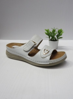 Klapki damskie na koturnie (36-42) CC2229 WHITE