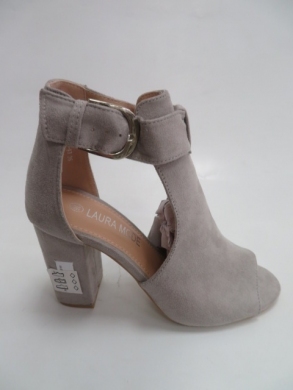 Sandały damskie na obcasie (36-41) QL-97 GREY