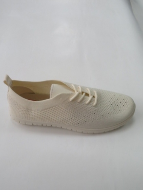 Tenisówki damskie na płaskim (36-41) HB-55 BEIGE