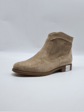 Botki damskie na płaskim (36-41) H2430-2 KHAKI