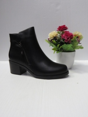 Botki damskie ocieplane na obcasie (36-41) H2169 BLACK