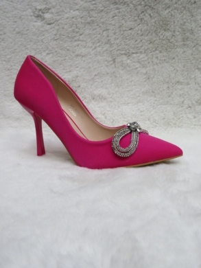 Czółenki damskie na szpilce (36-41) NF81 FUCHSIA