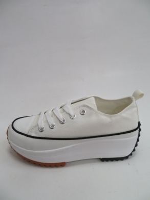 Trampki damskie na koturnie (36-41) VL137 WHITE