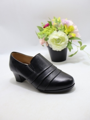 Półbuty damskie na obcasie (36-41) H2223 BLACK