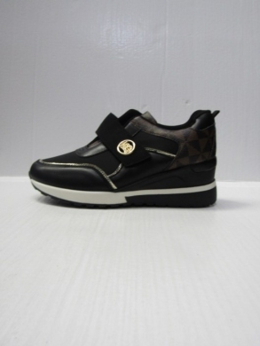 Buty sportowe damskie na koturnie (36-41) LO-1024 BLACK/BROWN
