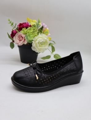 Półbuty damskie na koturnie (36-41) X8118 BLACK