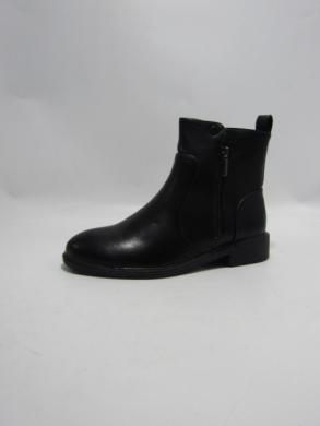 Botki damskie na płaskim (36-41) H8-238A BLACK