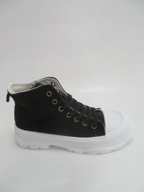 Trampki damskie na koturnie (36-41) X-222 BLACK