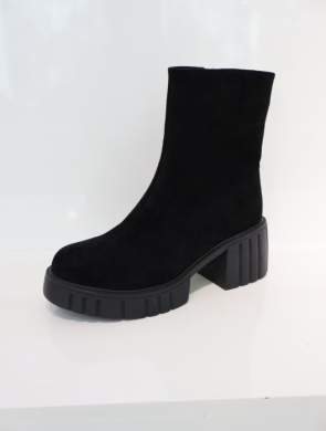 Botki damskie ocieplane na obcasie (36-41) GD-FL2201 BLACK