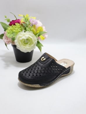 Klapki damskie na koturnie (36-41) J6-10 BLACK