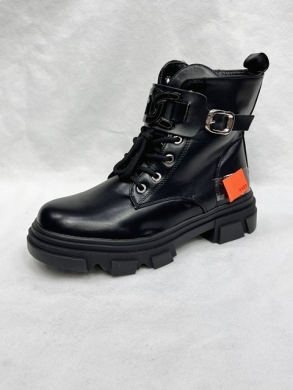 Trapery dziewcęce ocieplane (32-37) A135-1 BLACK