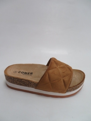 Klapki damskie na płaskim (36-41) SAR-31 CAMEL