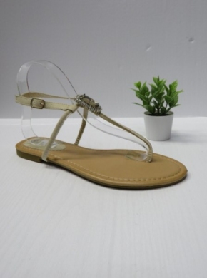 Sandały damskie na płaskim (36-41) 1165-3 BEIGE