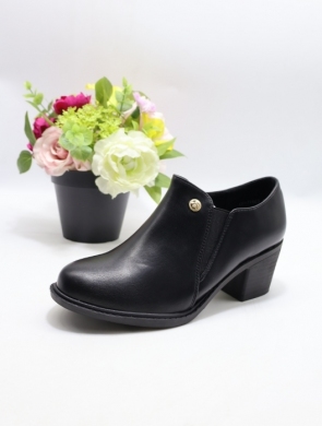 Półbuty damskie na obcasie (36-41) AGF-JX663 BLACK