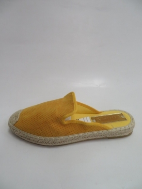 Klapki damskie na płaskim (36-41) 4821 YELLOW