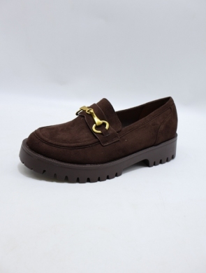 Mokasyny damskie na płaskim (36-41) JN136 MAROON