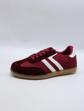 Buty sportowe damskie na płaskim (36-41) XA03 WINE