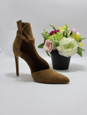 Botki damskie na szpilce (36-40) 1731 KHAKI