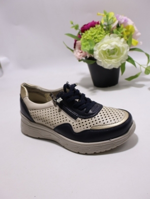 Buty sportowe damskie na płaskim (36-41) BK618 BLUE
