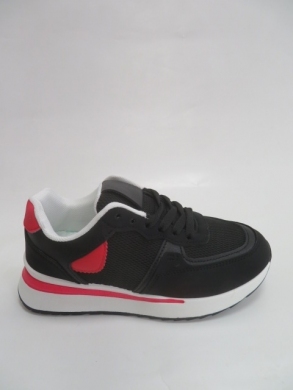 Buty sportowe damskie na płaskim (36-41) 6077 BLACK
