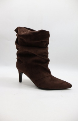 Botki damskie na szpilce (36-41) K766 BROWN
