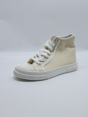 Trampki damskie na płaskim (36-41) H-2672 BEIGE
