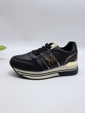 Buty sportowe damskie na płaskim (36-41) WW230 BLACK