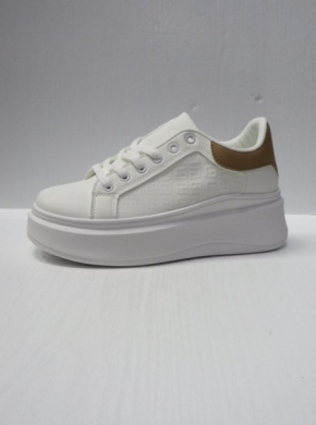 Buty sportowe damskie na płaskim (36-41) M20 WHITE/KHAKI
