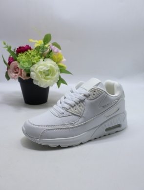 Buty sportowe damskie na płaskim (36-41) D1W-3 WHITE