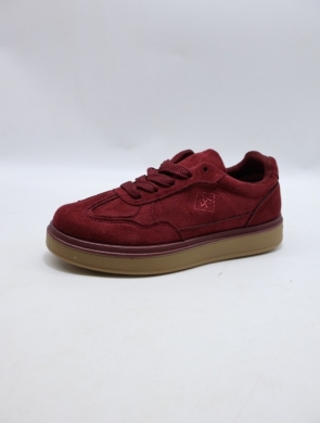 Buty sportowe damskie na płaskim (36-41) V1001 WINE