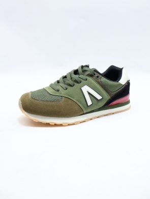 Buty sportowe damskie na płaskim (36-41) B18755-2 GREEN